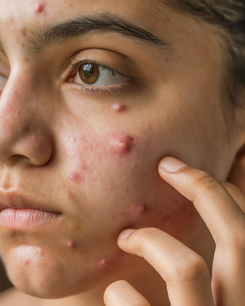 Teenagers Acne