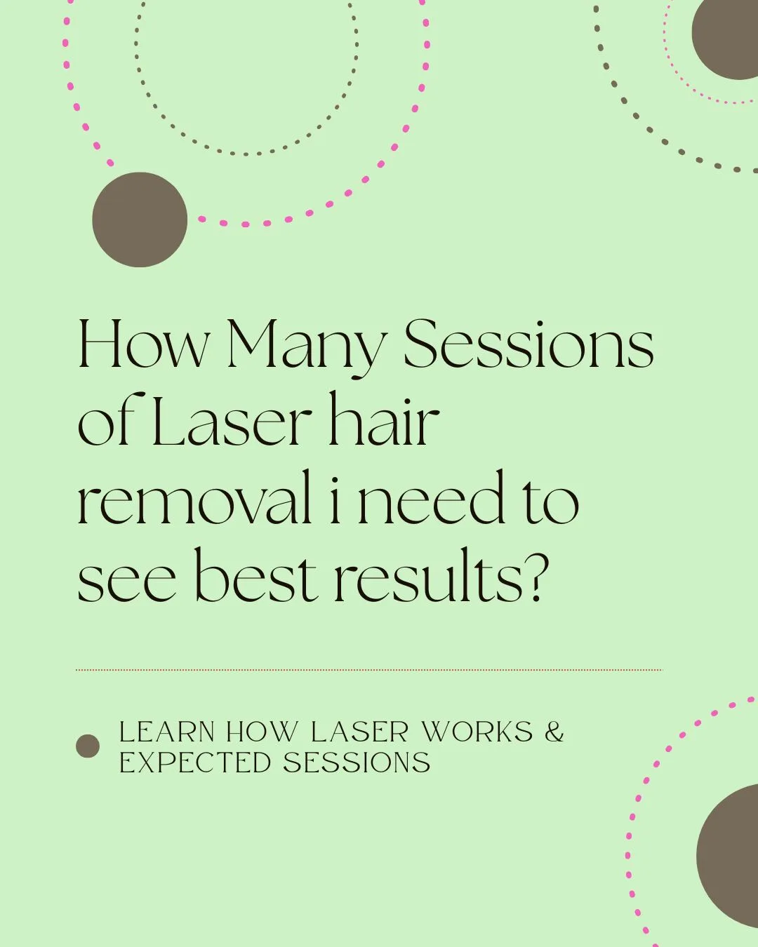 How Many Laser Hair Removal Session Needed - Derma Clinic