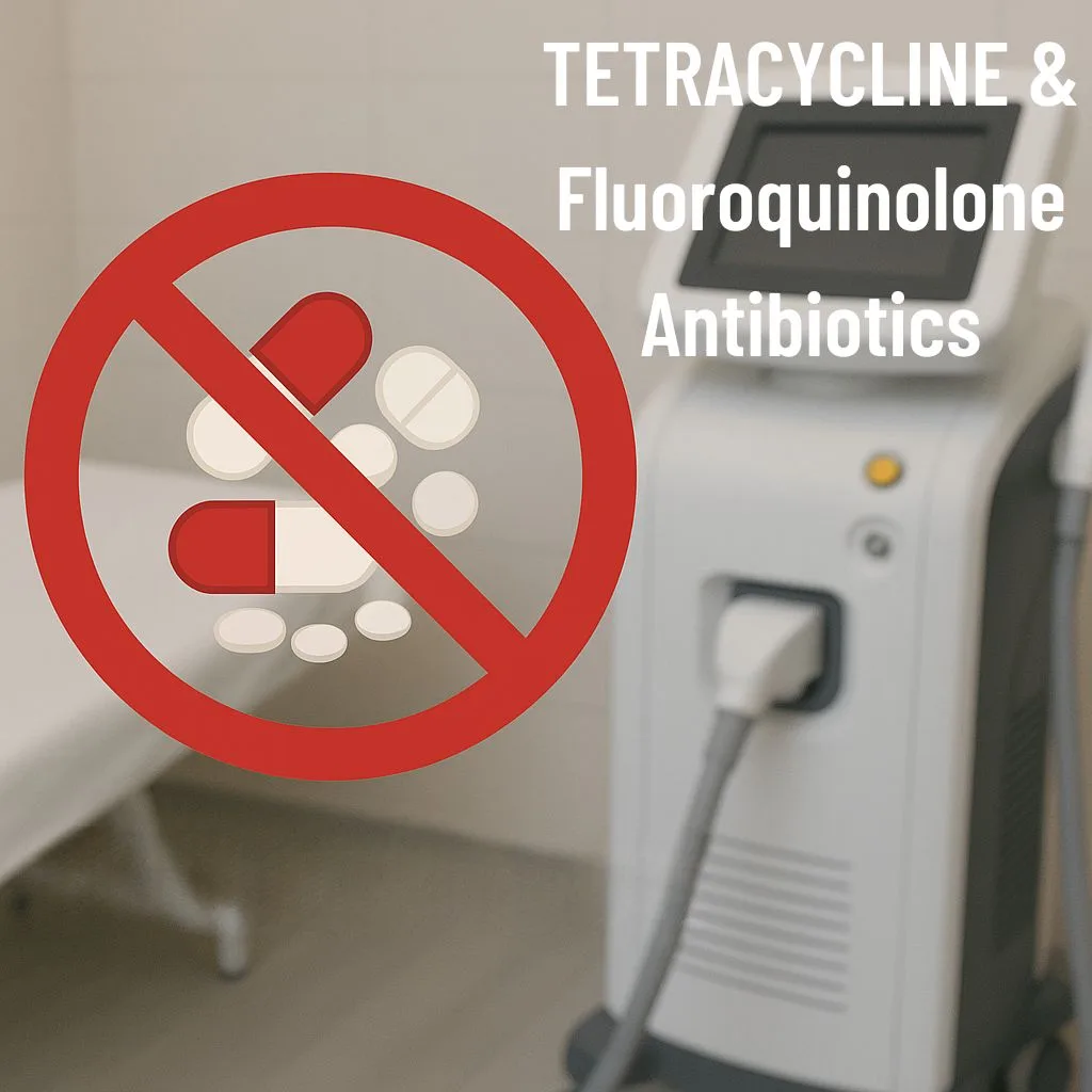 TETRACYCLINE-Fluoroquinolone-Antibiotics-to-Avoid-during-Laser-Hair-Removal