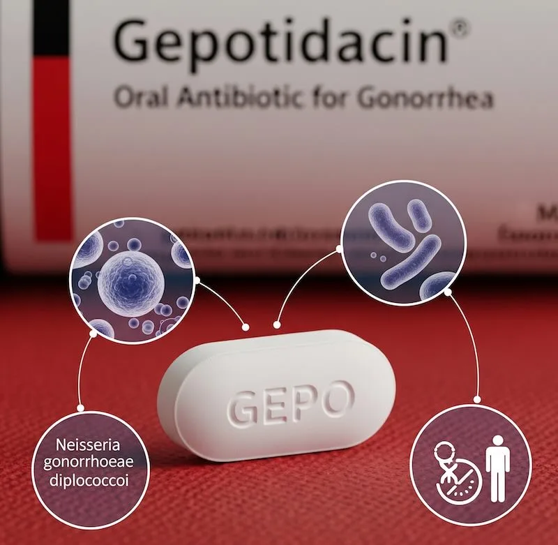 Gepotidacin - Oral Antibiotic for Gonorrhea