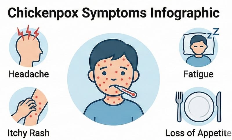 VZV ChickenPox-Symptoms Derma Clinic Kathmandu